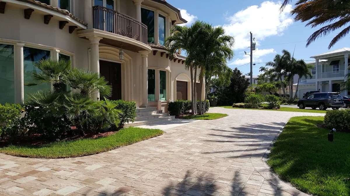 Brick paver driveway Sarasota Florida