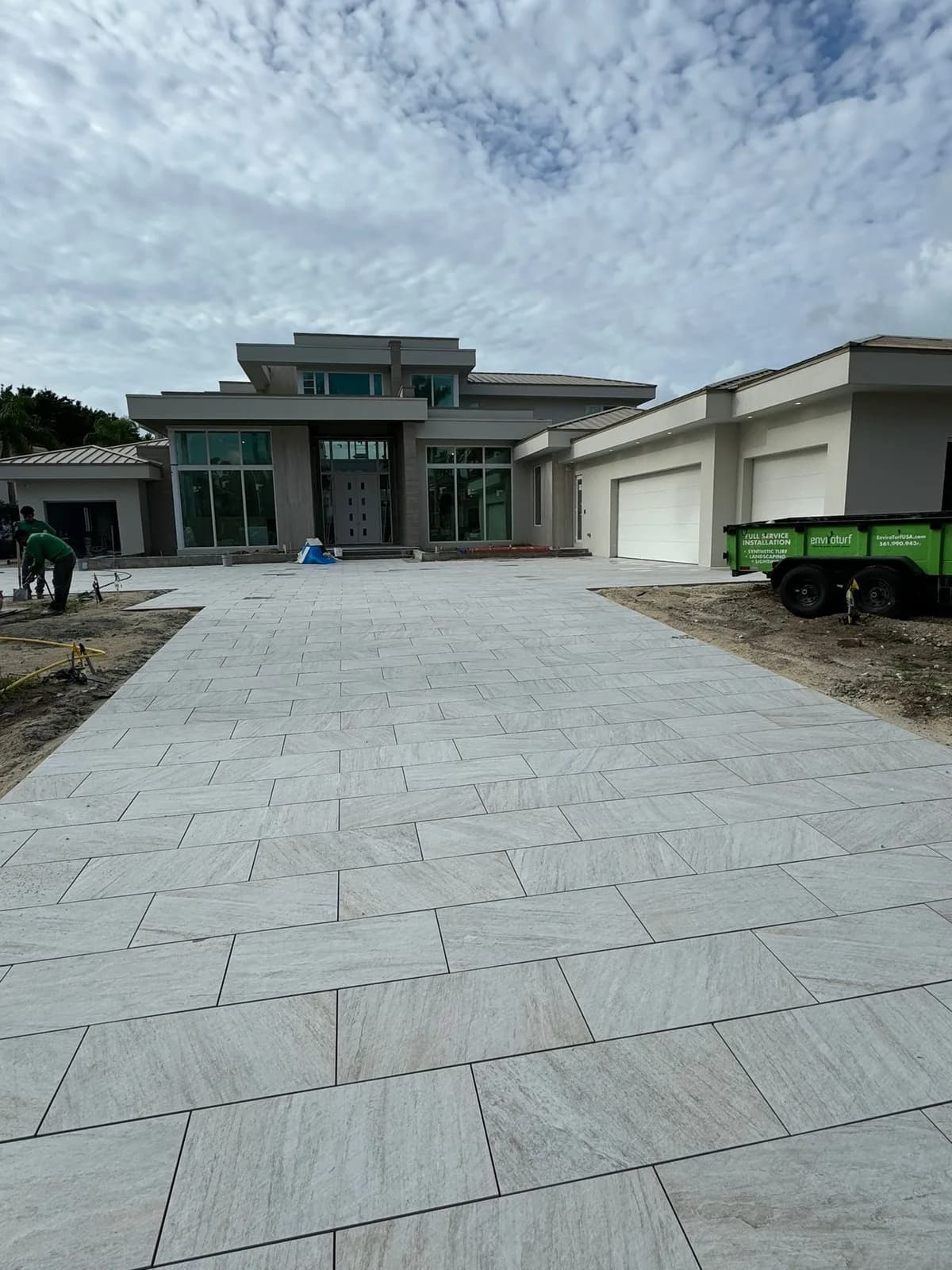 Paver driveway project 7 — EC Paver Solutions Florida