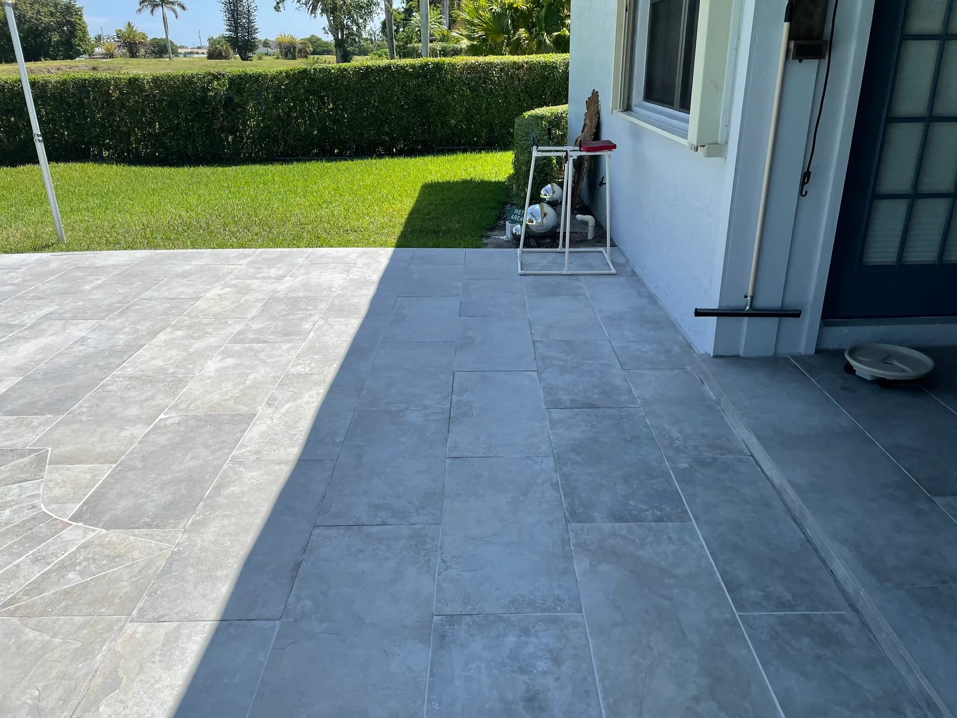 Paver walkway installation Sarasota Florida — EC Paver Solutions front entry