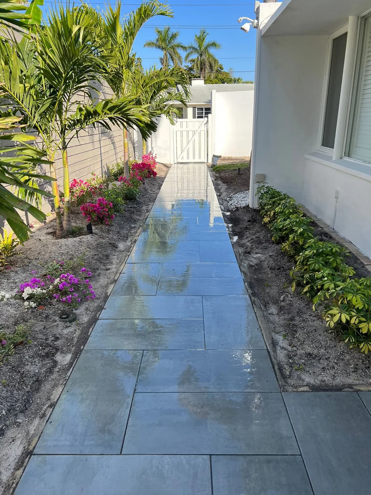 Front entry paver walkway Sarasota FL