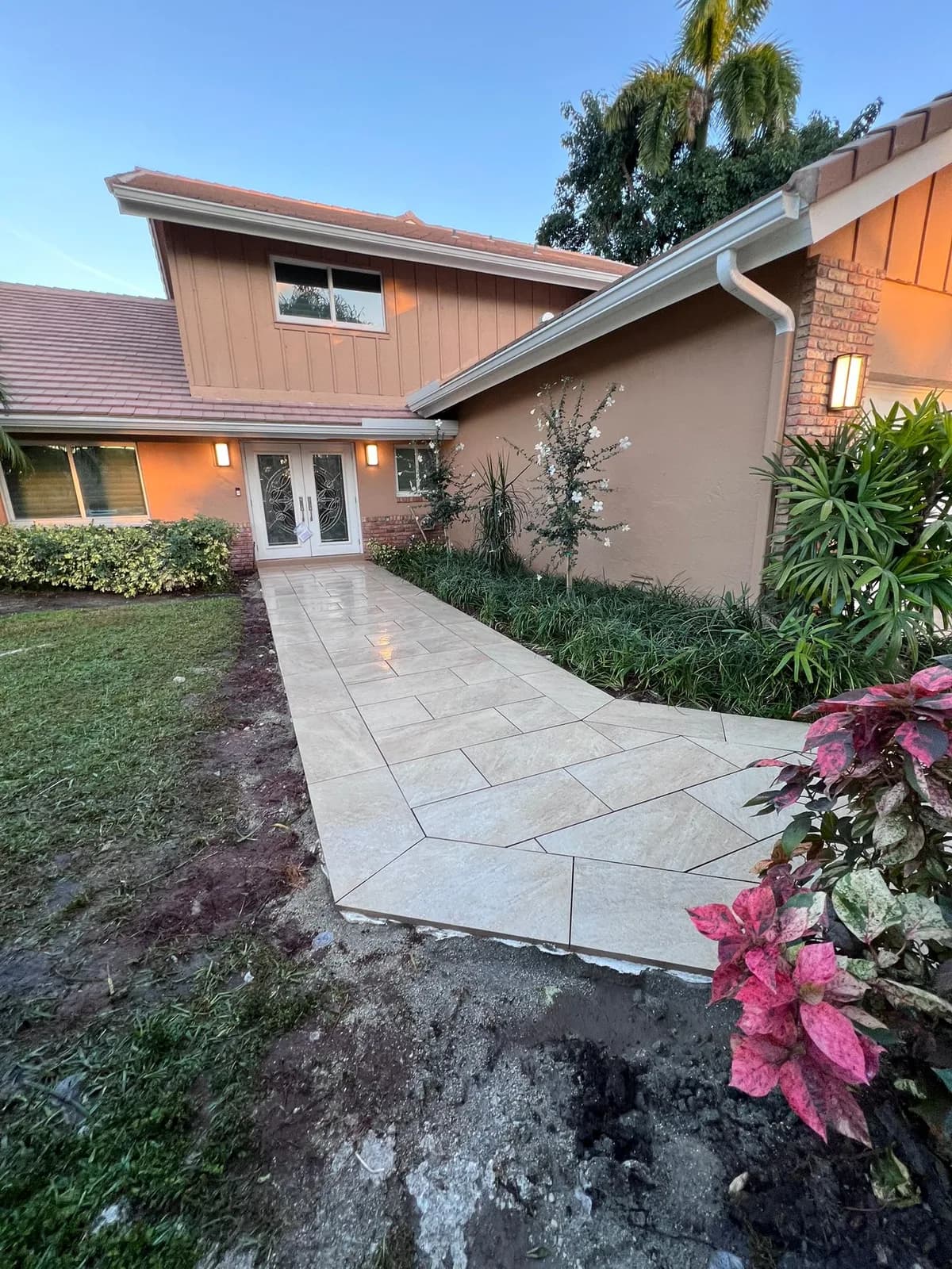 Paver walkway project 7 — EC Paver Solutions Florida