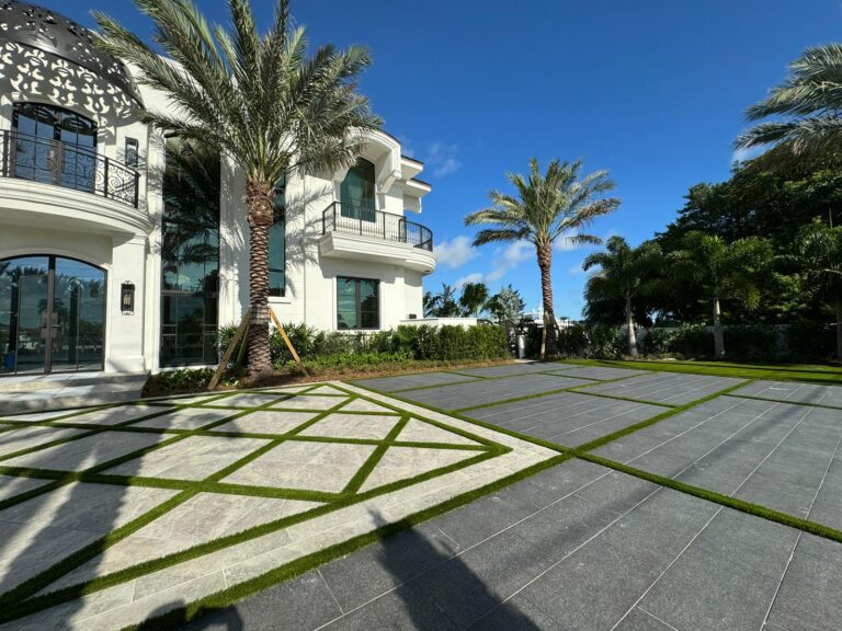 Porcelain paver installation in Sarasota Florida — EC Paver Solutions
